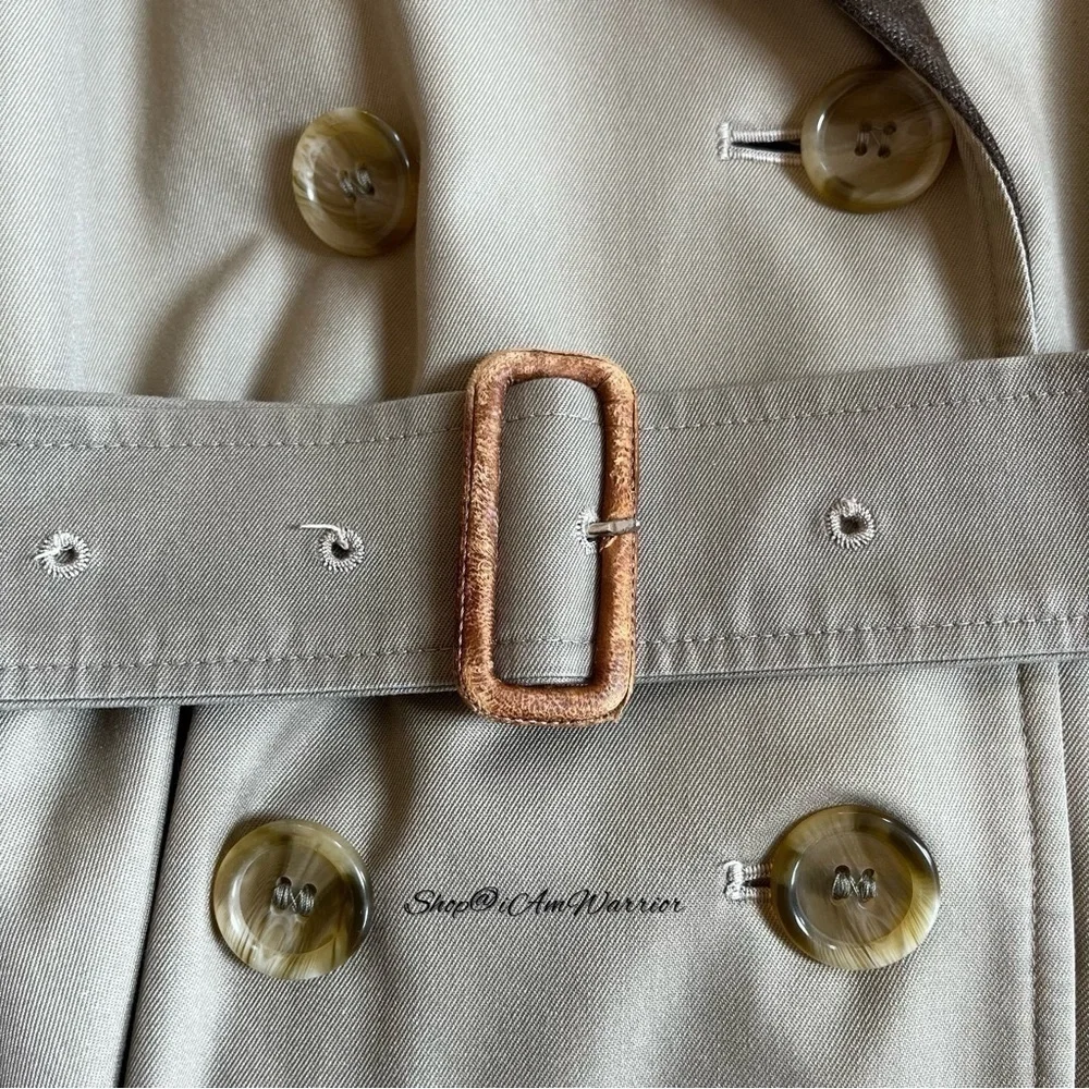 Vintage Burberrys London Long Wool Lined Trench Coat *shop@iAmWarrior - Picture 15 of 16